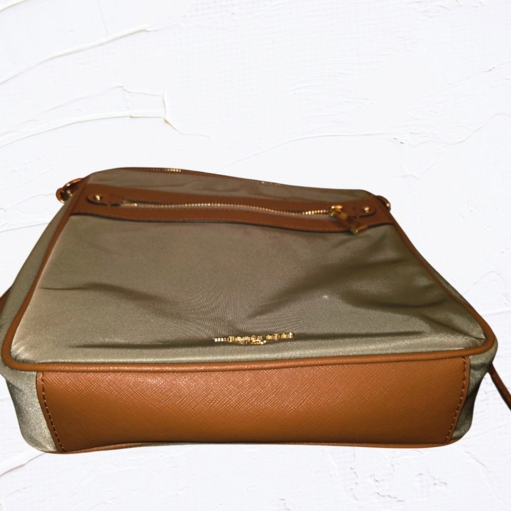 Michael Kors Olive Green Nylon crossbody- Current Collection - Picture 9 of 15